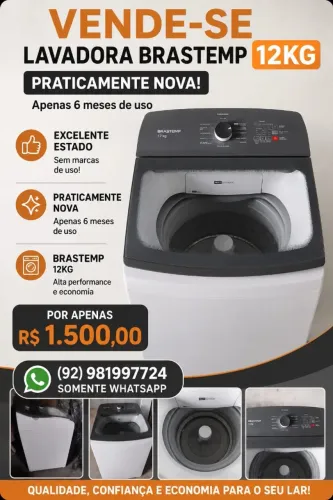 Máquina de lavar estado de zero 
