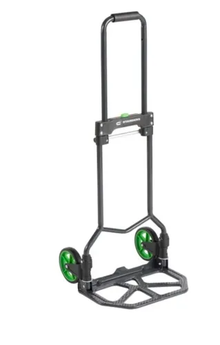 Carrinho de Carga Dobrável 70Kg Roda Maciça