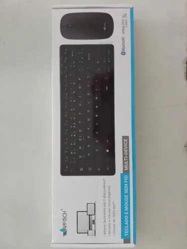 Teclado + Mouse App-Tech KMWRB400 Bluetooth + Wireless
