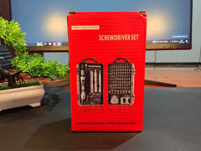 Kit de Chaves de Precisão 115 em 1 (Magnético) para PC e Celular