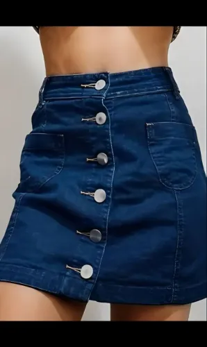Saia jeans