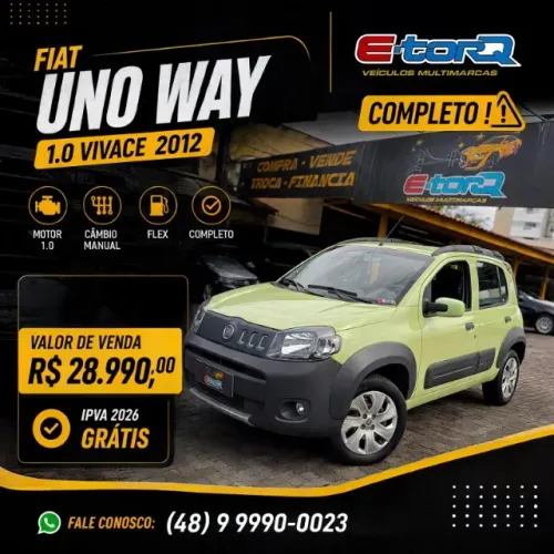 Fiat Uno WAY 1.0 EVO Fire Flex 8V 5P 2012