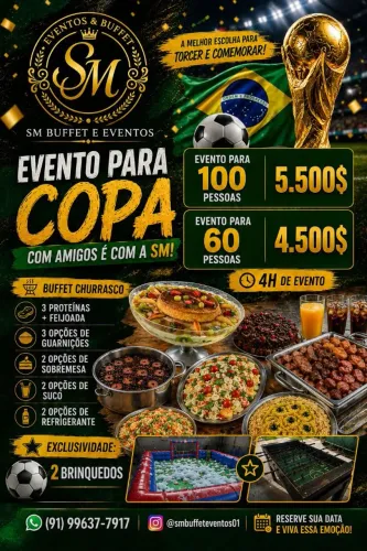pacotes de buffet com brinde 
