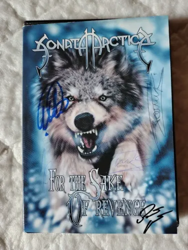 DVD + CD Sonata Arctica - For The Sake Of Revenge Autografado (usado)