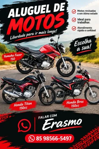 Motos para locação