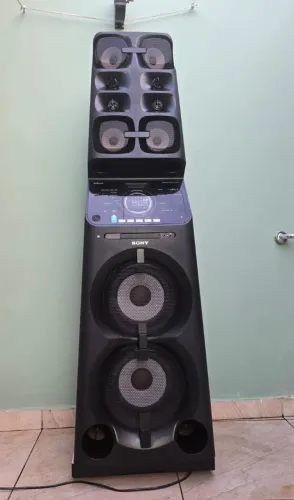 Som Sony Muteki MHC-V90DW 2400w preto em perfeito estado!