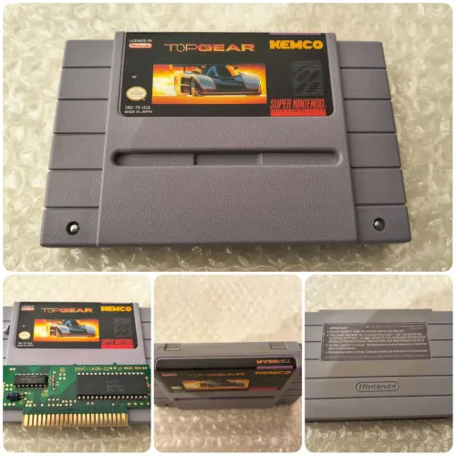 Top Gear 100% Original Super Nintendo SNES