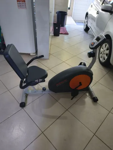 Bicicleta Ergométrica Horizontal Athletic Advanced 370BH - Impecável