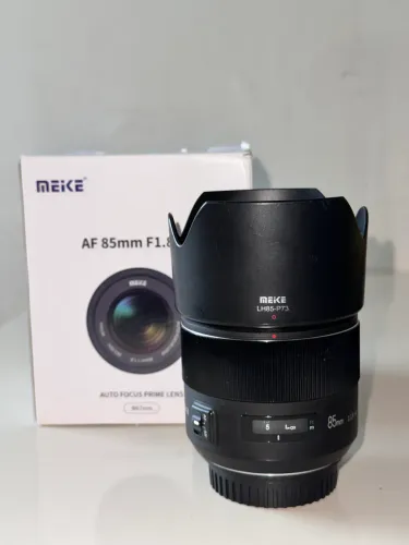 Lente Meike 85mm 1.8 (para Cânon)
