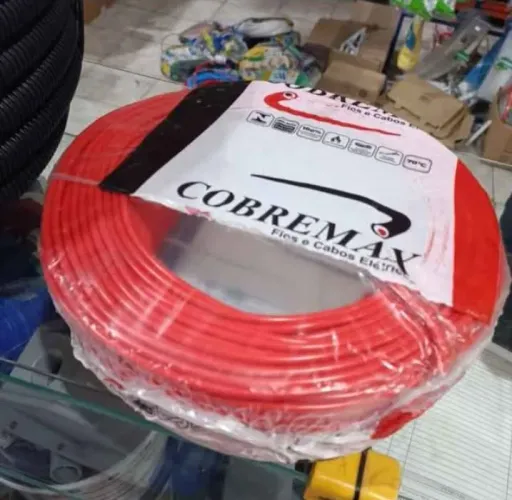 ? FIO ELÉTRICO COBREMAX 2,5mm - ROLO COM 100 METROS - R$ 95