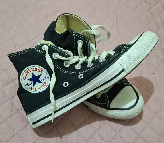 Tênis ALL STAR botinha preto
