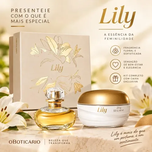 Kit Lily O Boticário Original