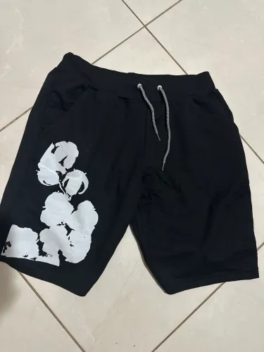 bermuda short flora tears dennin streetwear - nunca usado