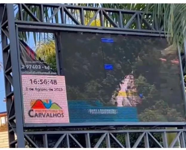 Painel de led P10 outdoor