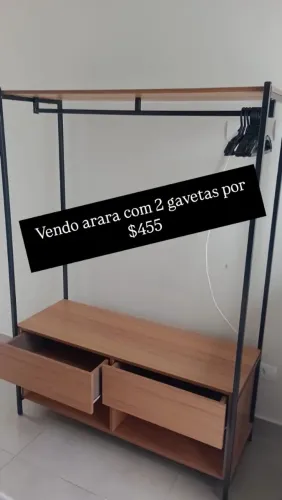 Arara com 2 gavetas