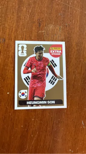Figurinha legend ouro jogador Heung-min Son