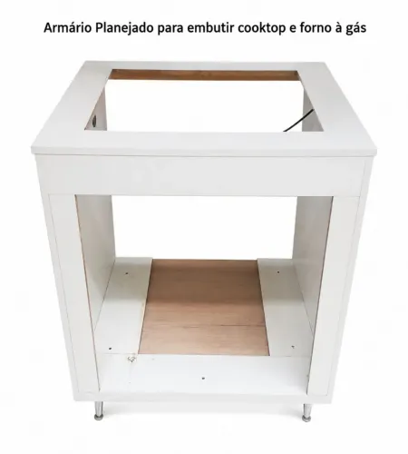 Armário Planejado Nicho para Embutir cooktop e forno.  
