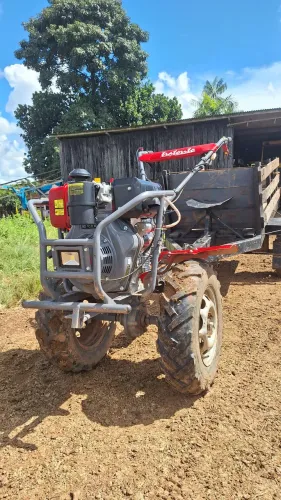 Microtrator 10Hp Branco completo 