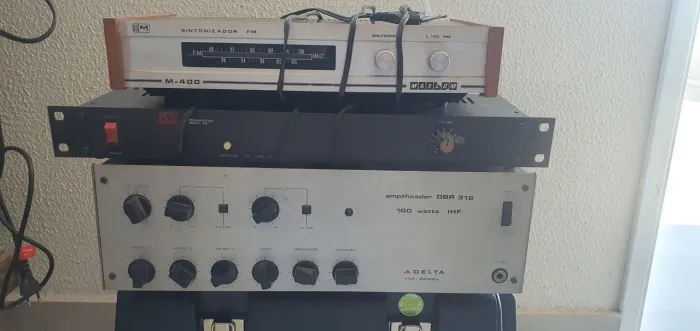 Amplificador delta DBR 312 ,sintonizador e pre amplificador 