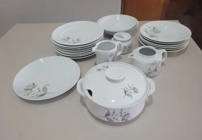 Aparelho de Jantar - Porcelana - 21 peças