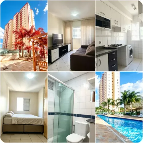 Apartamento de 02 quartos suíte no Residencial das Palmeiras - QI - 416 Samambaia Norte