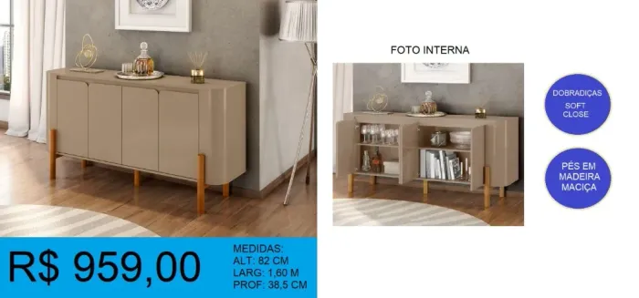 Aparador - entrega imediata