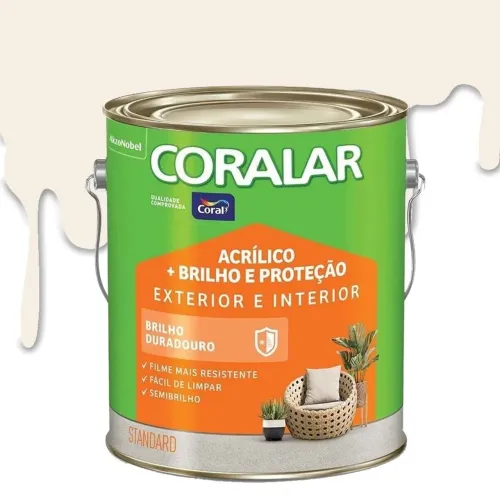 Tinta coralar semi brilho
