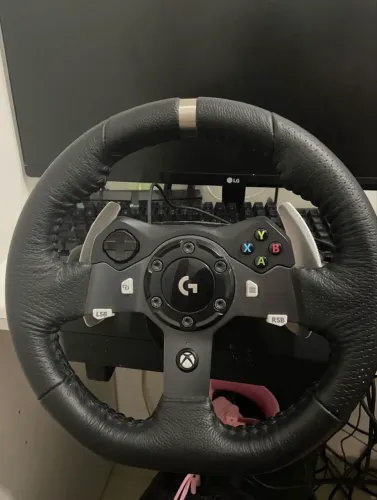Volante Logitech G920 Driving Force + Câmbio + pedais
