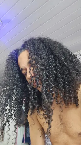 Vendo Cabelo Cacheado Humano Natural sem Química 150gramas