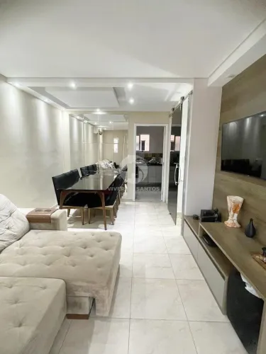 Village com 2 dormitórios à venda, 127 m² por R$ 685.000,00 - Marapé - Santos/SP