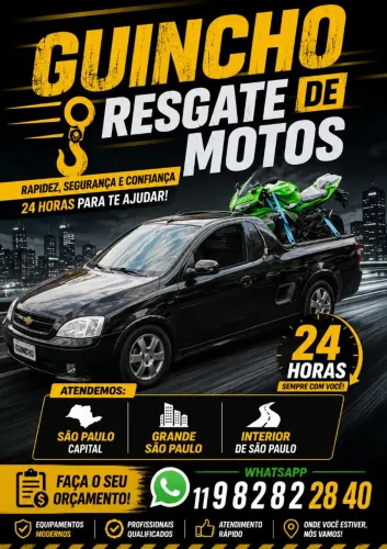 Guincho/ Resgate de Motos/ Fretes