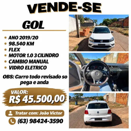 Volkswagen Gol Geração VII 1.0 12V Flex Mec. 4P 2020