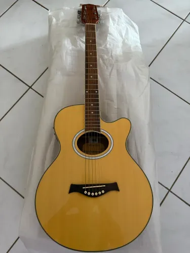 Violão Giannini Folk Jumbo F3 Elétrico - Perfeito estado