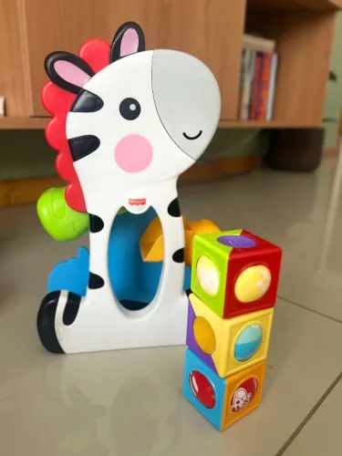 Zebra blocos fisher price 