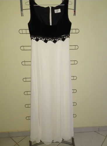 Vestido longo Tm 40 Preto(veludo)Gelo