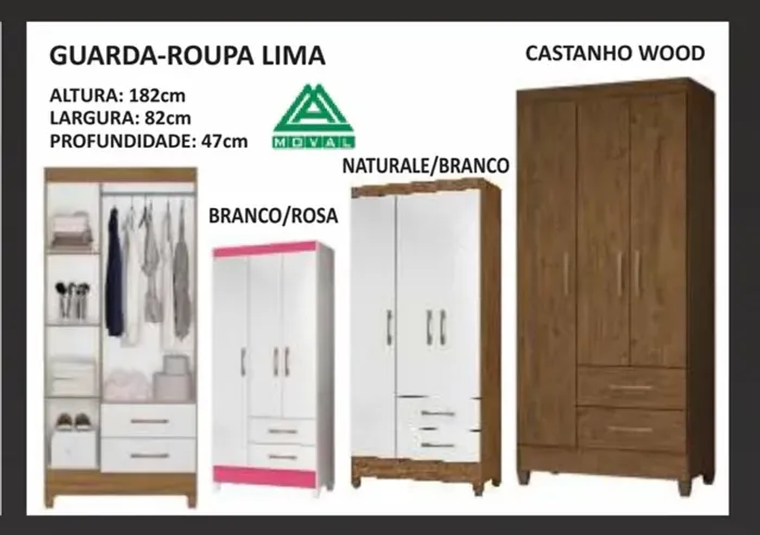 Guarda roupa solteiro novo montagem grátis