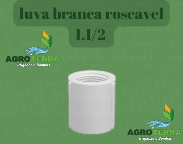 luva branca roscavel 1.1/2 