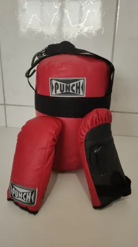 Saco de pancada, com par de luvas infantil - ORIGINAL PUNCH