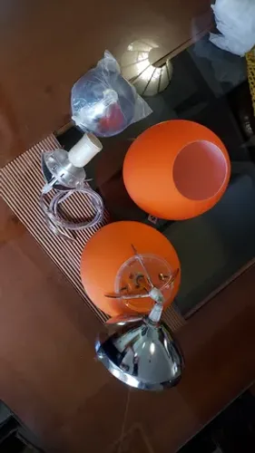 Pendente Papoula Vidro Laranja