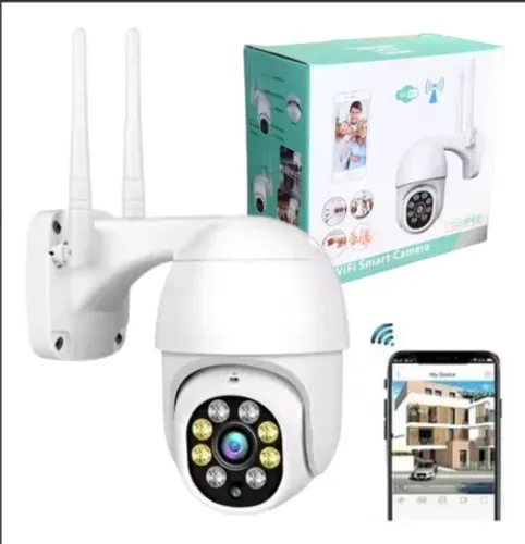 Câmera De Segurança Externa Interna Ip Prova D'agua Wifi FulHd