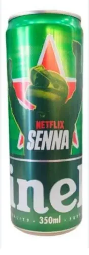 Lata Heineken Senna Colecionável Lacrada 