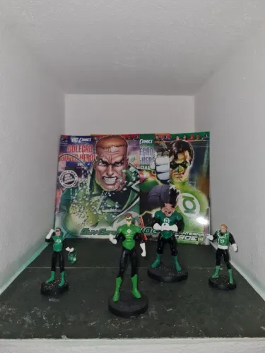 Lote Lanterna Verde - DC comics - Figurines action - Eaglemoss