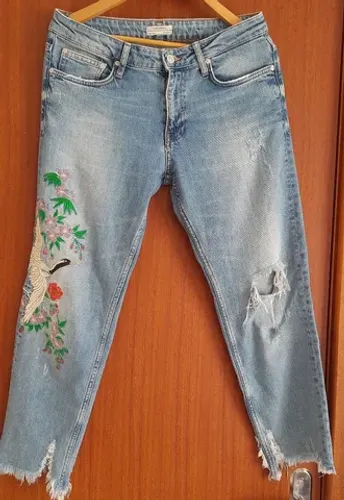 calça jeans zara 40