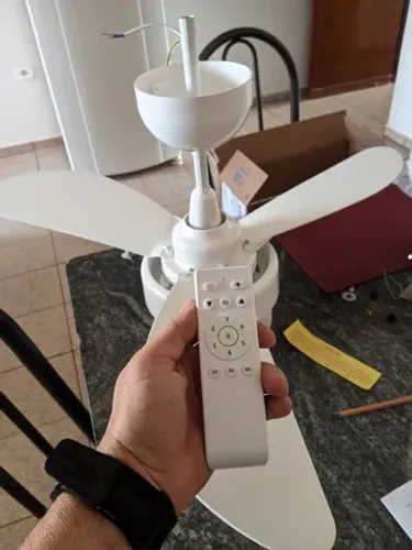 Instalação de ventilador