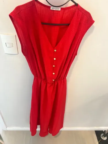 Vestido Vermelho Madama - Novo