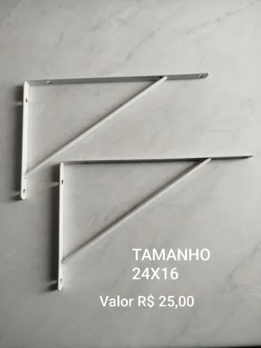 Mão francesa suporte prateleira vários tamanhos