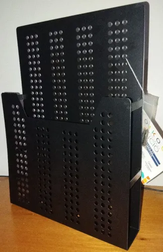 Porta Revistas De Parede Em Metal (22 x 30 x 4,7cm) A4 - Produto Novo