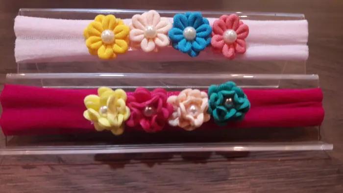 FAIXINHAS P/ BEBÊS - Flores
