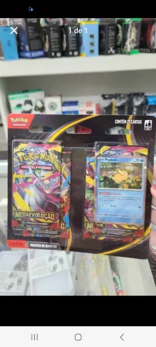 Blister quádruplo pokemon mega evolução 