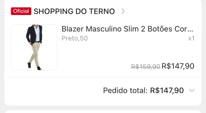 Blazer masculino
